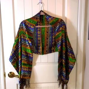 NWOT Elegant Multicolor Striped Scarf